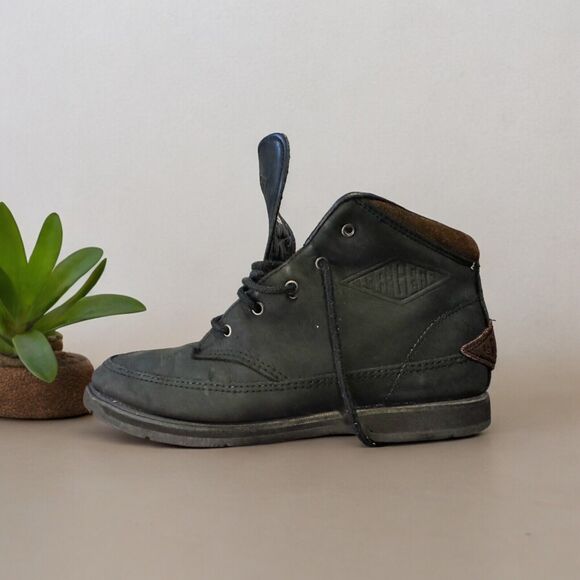 Vintage L.A. GEAR 1992 Unisex Leather Ankle Boot size 8 90’s High Top Korea - Picture 2 of 14